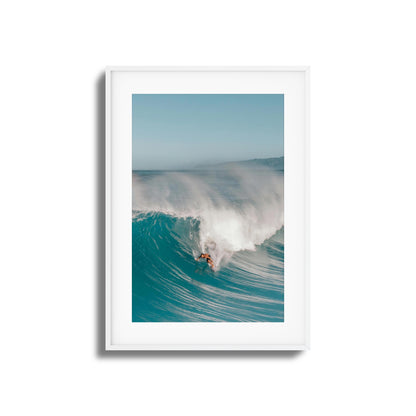 Big Wave Charge Framed Art