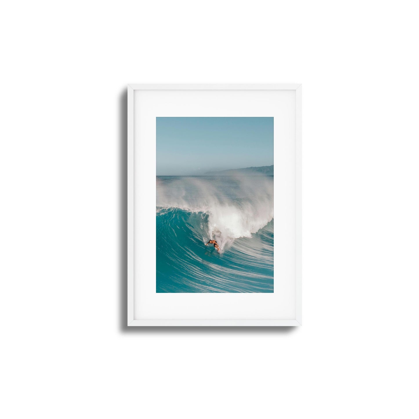 Big Wave Charge Framed Art