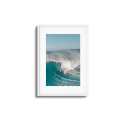 Big Wave Charge Framed Art