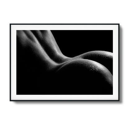 Bold Female Curves in Shadow Framed Art - Assure Spark