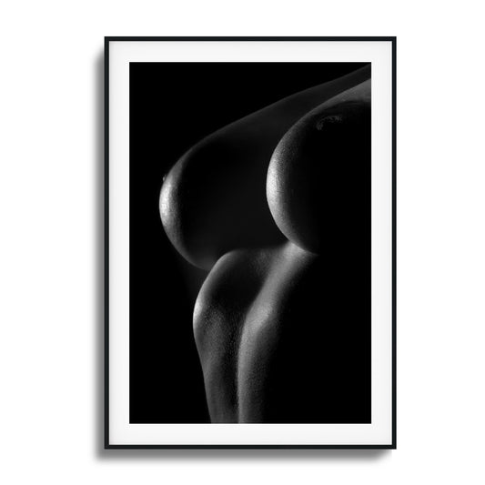 Bold Feminine Form Framed Art