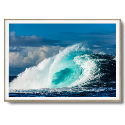 Bolt Wave Framed Art