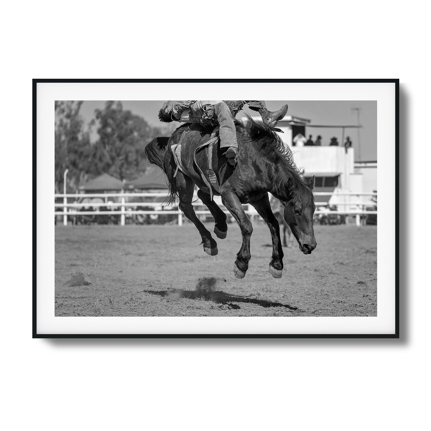 Bucking Instinct Framed Art - Assure Spark