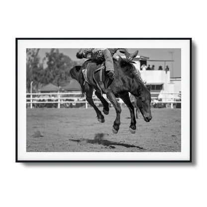 Bucking Instinct Framed Art - Assure Spark