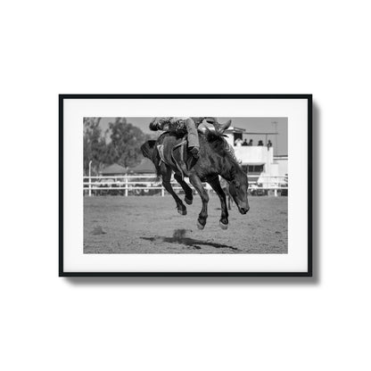 Bucking Instinct Framed Art