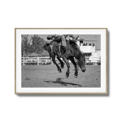 Bucking Instinct Framed Art