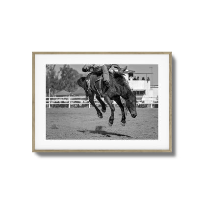Bucking Instinct Framed Art