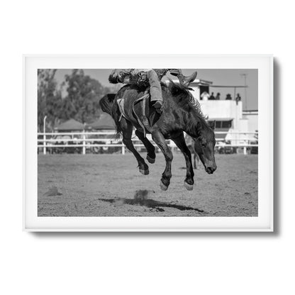 Bucking Instinct Framed Art