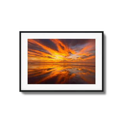 Burn the Sky Framed Art