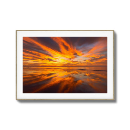 Burn the Sky Framed Art