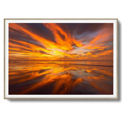 Burn the Sky Framed Art