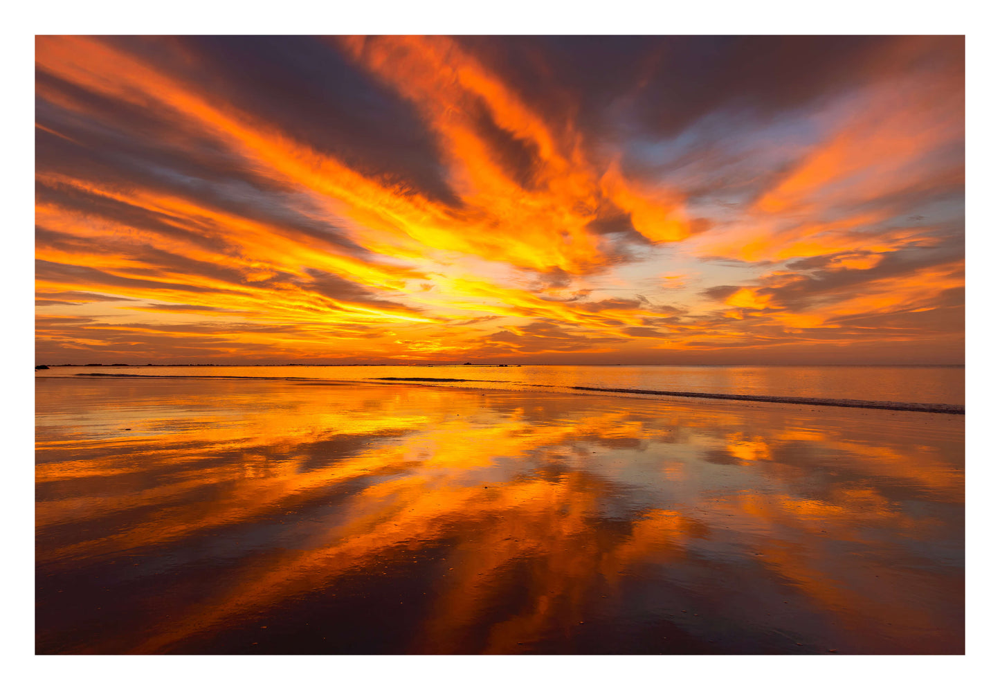 Burn the Sky Framed Art