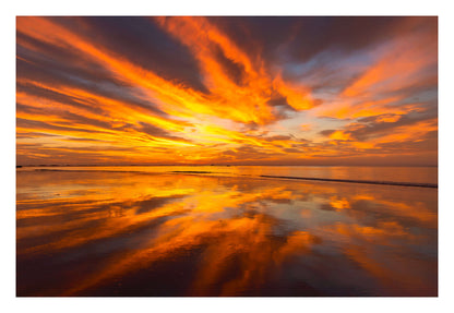 Burn the Sky Framed Art