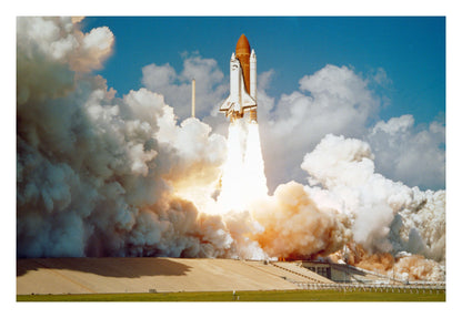 Challenger's Final Flight Framed Art