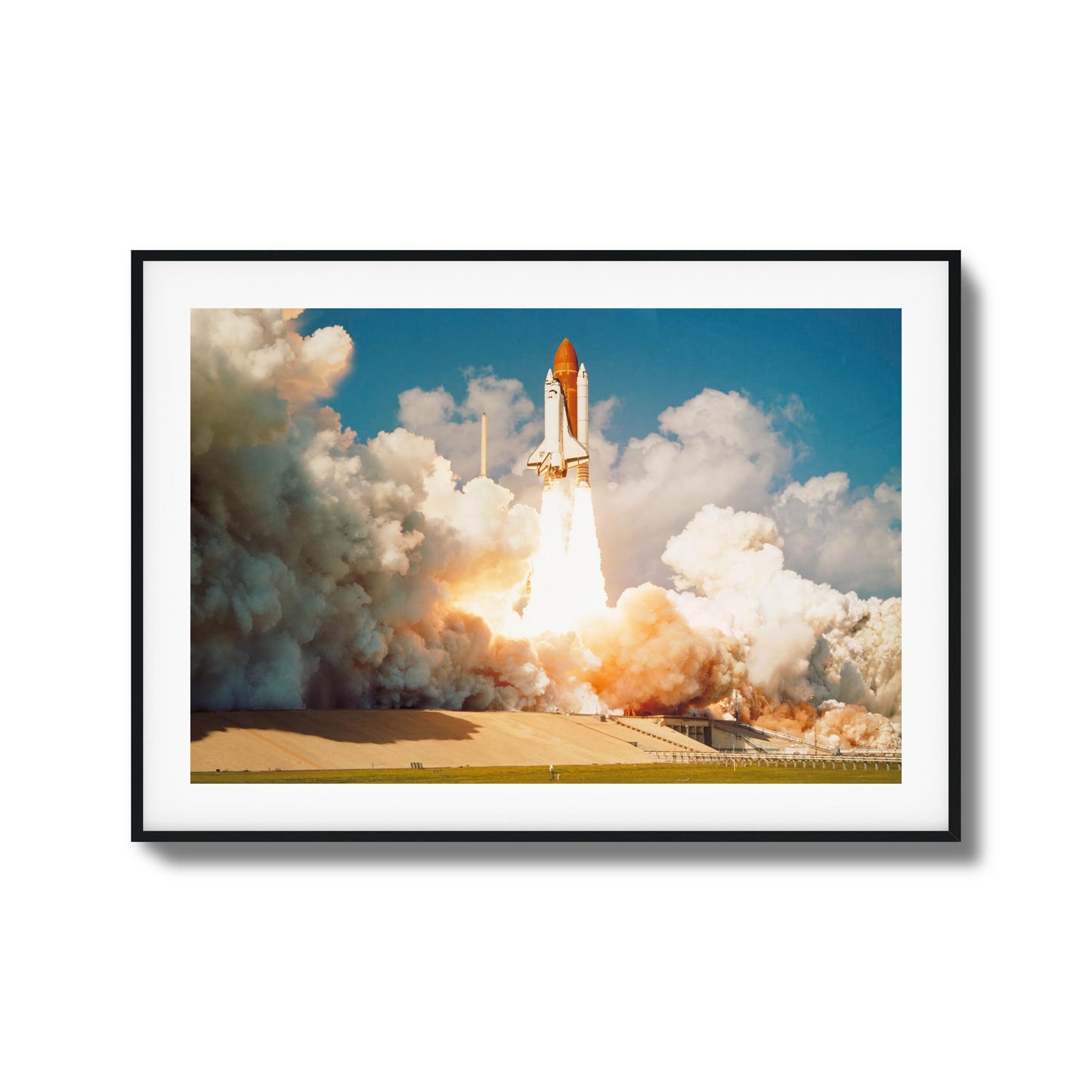 Challenger's Final Flight Framed Art