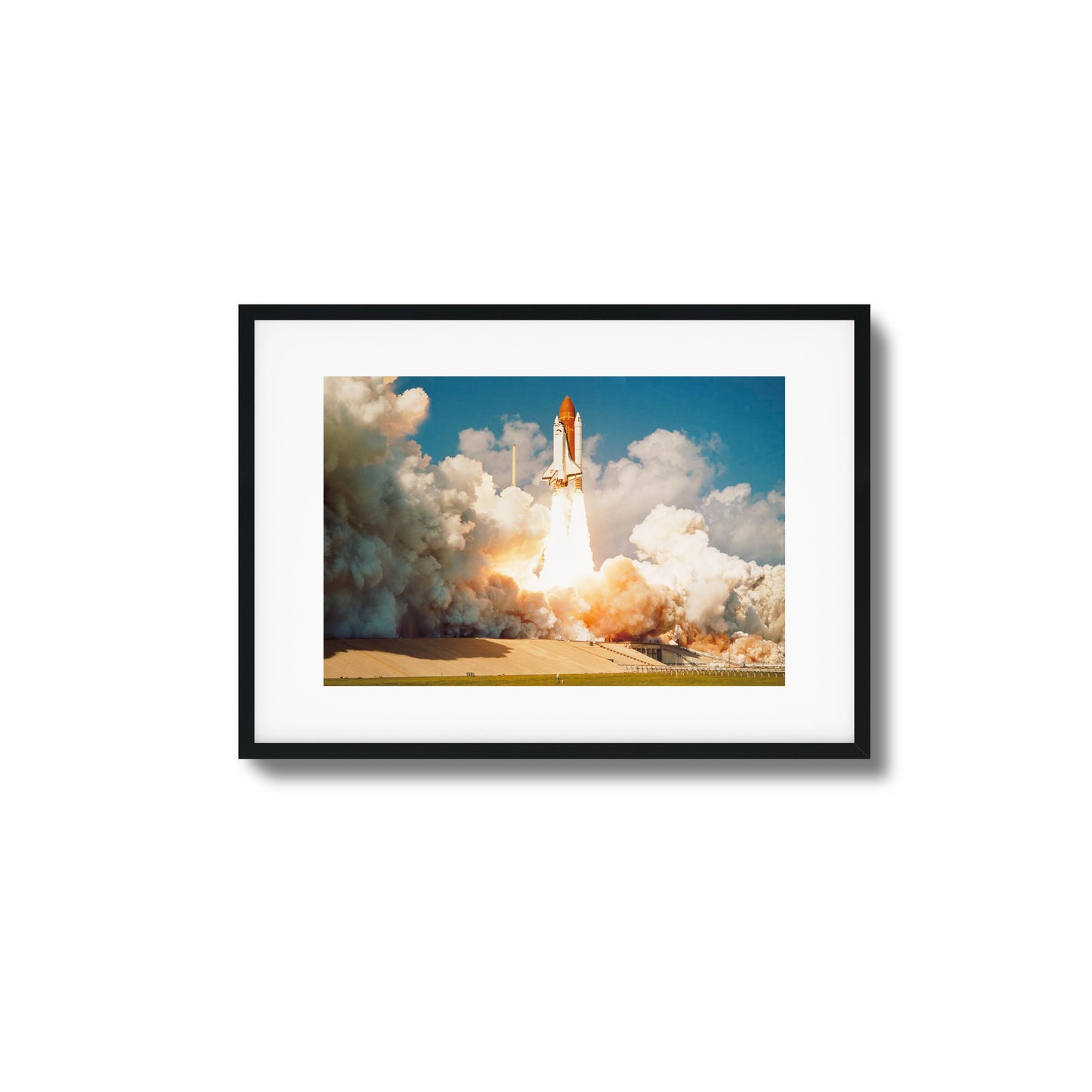 Challenger's Final Flight Framed Art