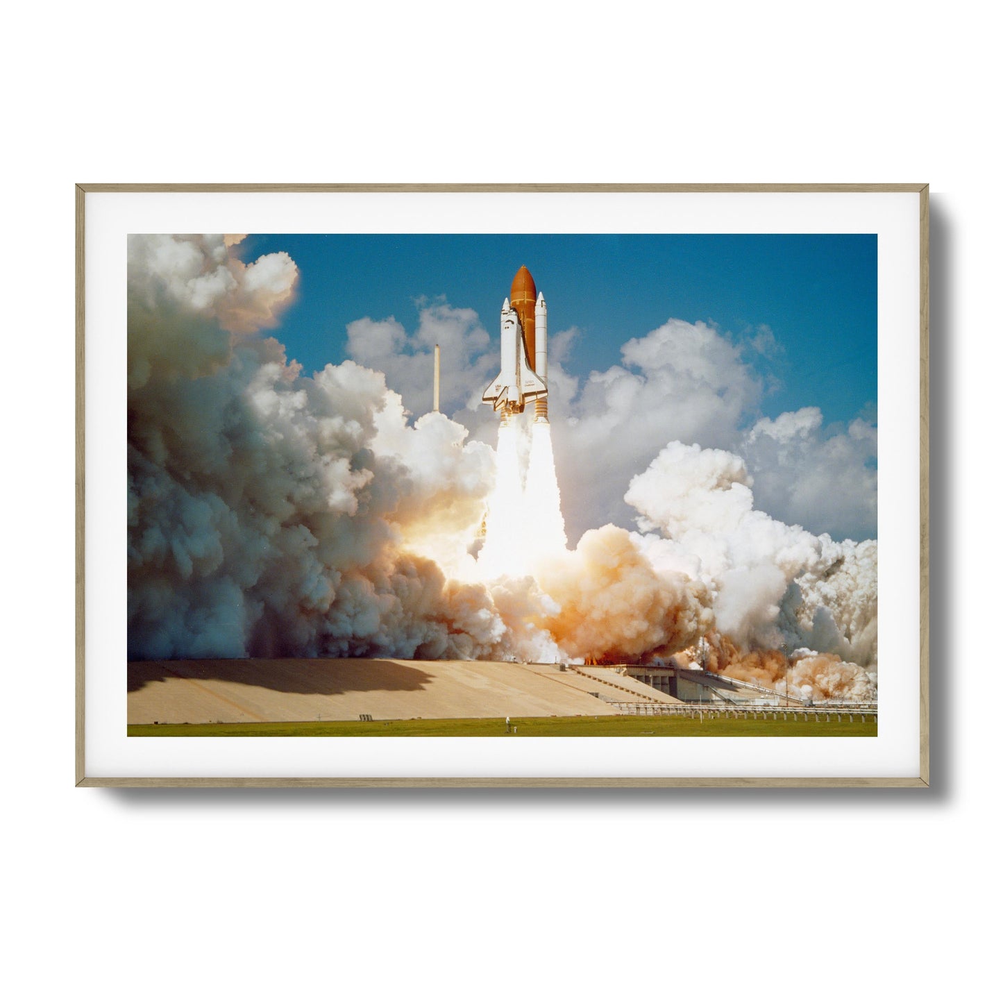 Challenger's Final Flight Framed Art