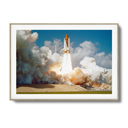Challenger's Final Flight Framed Art