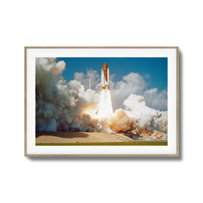 Challenger's Final Flight Framed Art