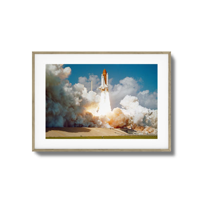 Challenger's Final Flight Framed Art