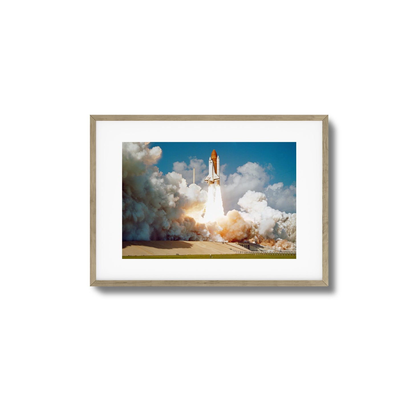 Challenger's Final Flight Framed Art