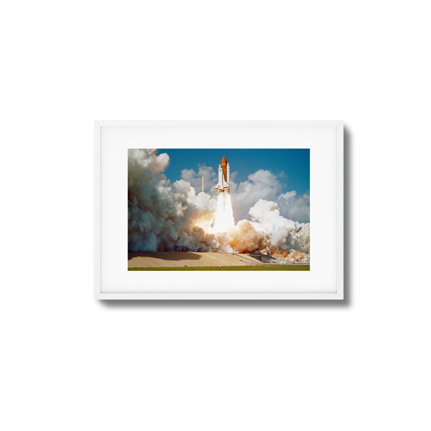 Challenger's Final Flight Framed Art