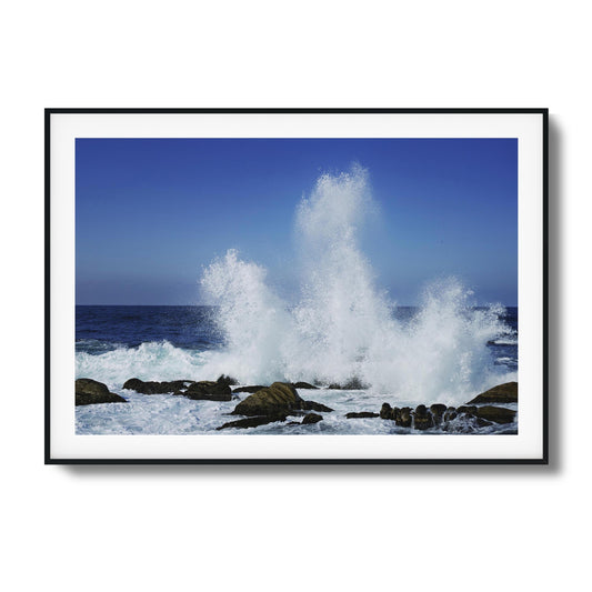 Champagne Curve Framed Art