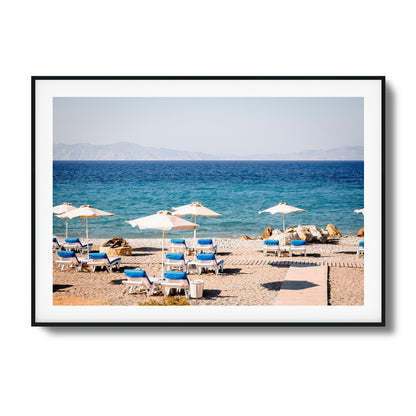 Chic Beach Vibes Framed Art - Assure Spark