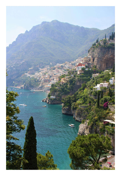 Cliffside Paradise Framed Art