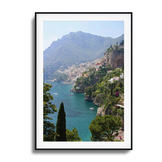 Cliffside Paradise Framed Art - Assure Spark