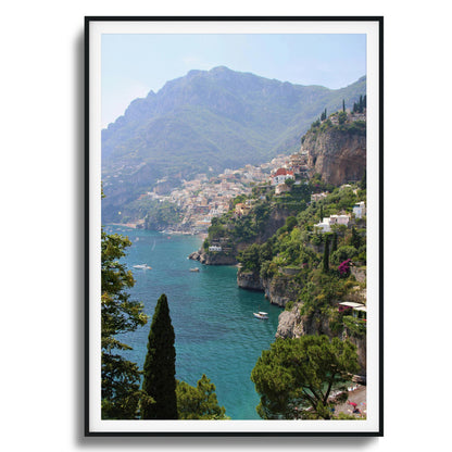 Cliffside Paradise Framed Art