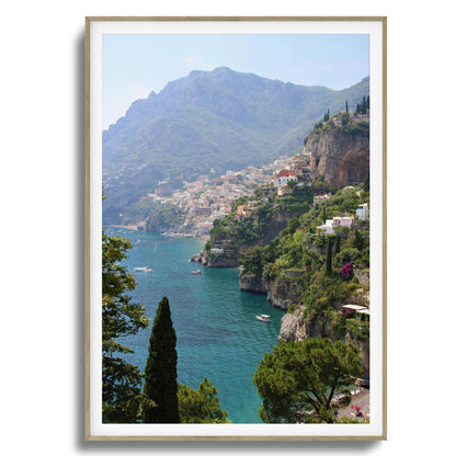 Cliffside Paradise Framed Art