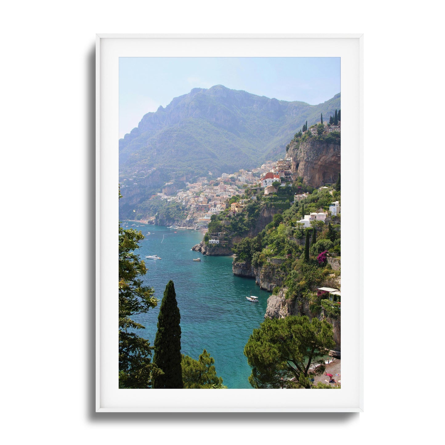 Cliffside Paradise Framed Art