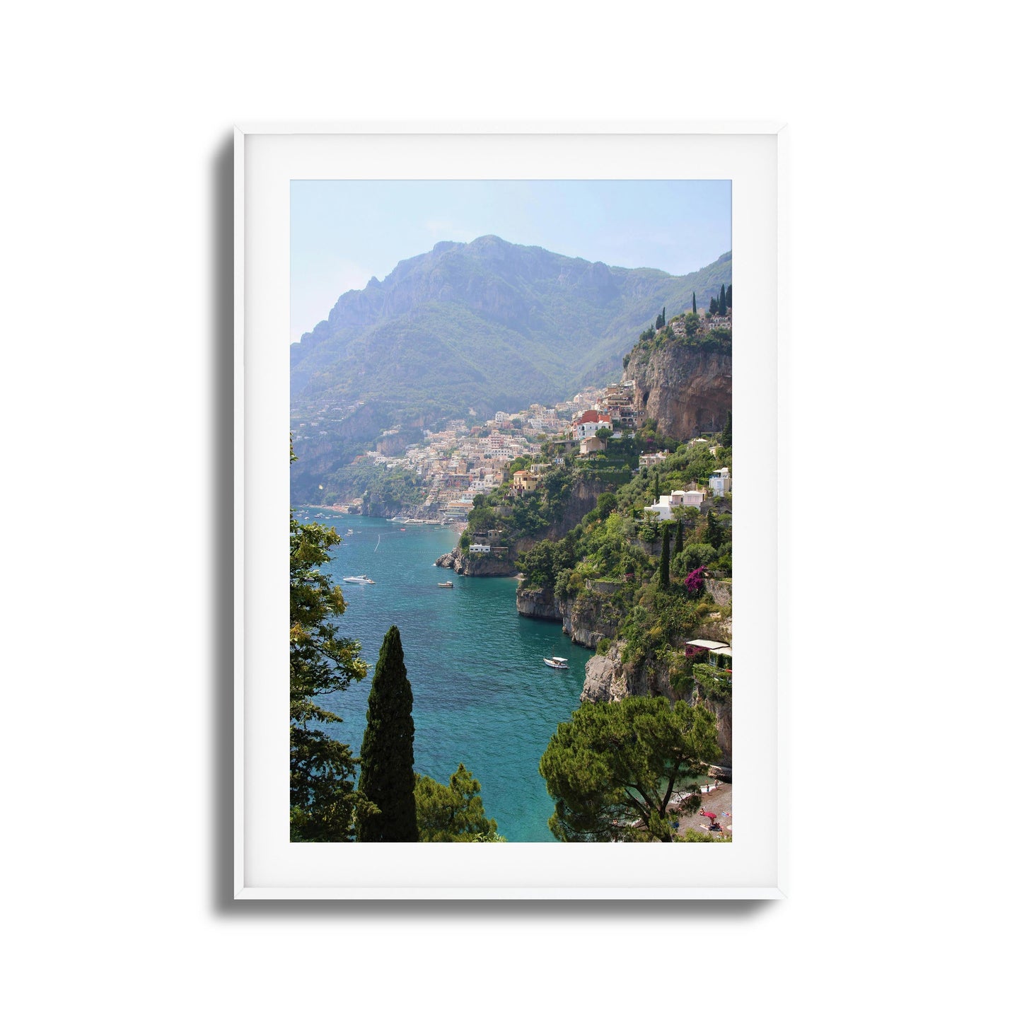 Cliffside Paradise Framed Art