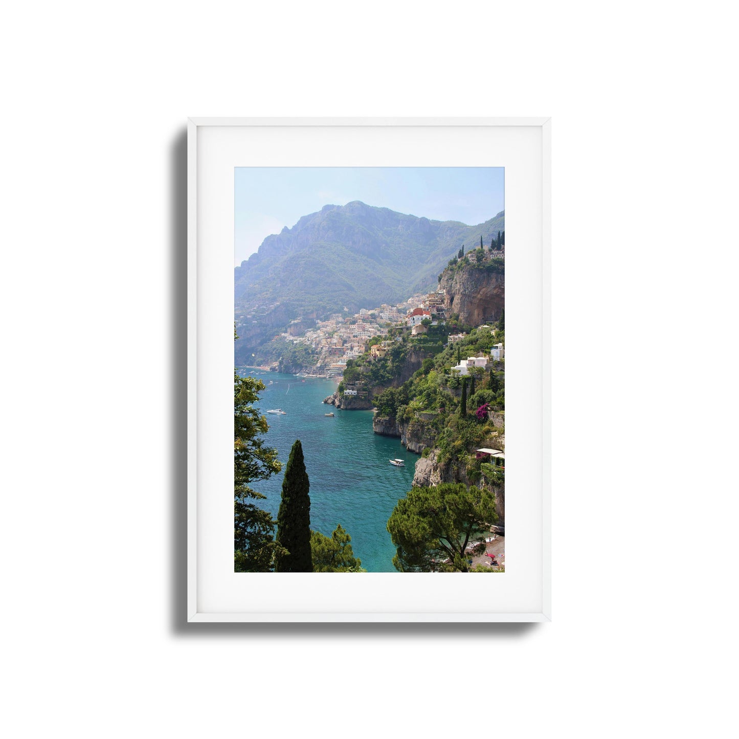 Cliffside Paradise Framed Art