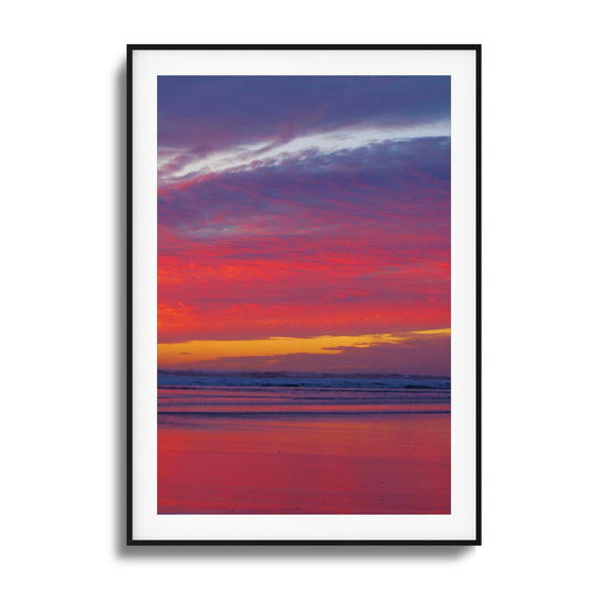 Cotton Candy Dusk Framed Art