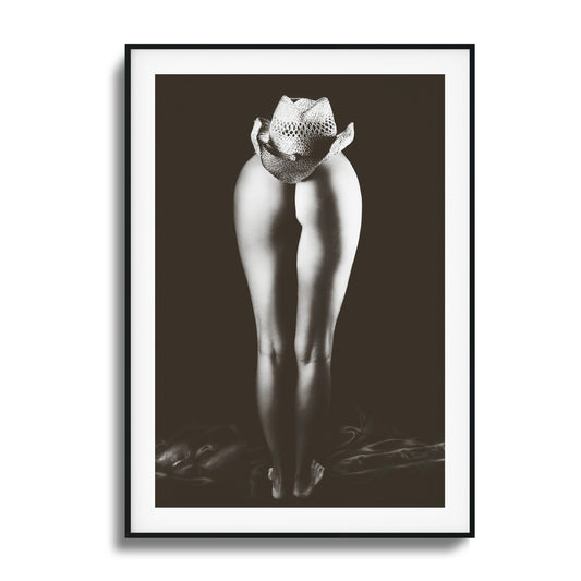 Cowboy Seduction Framed Art