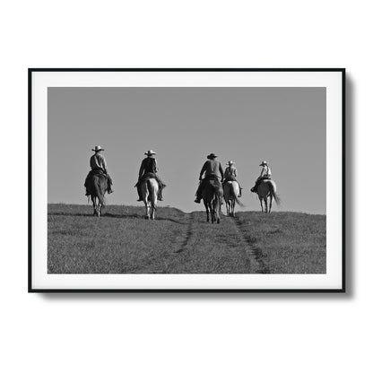 Cowboy Trail Ride Framed Art - Assure Spark