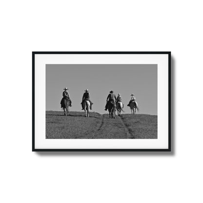 Cowboy Trail Ride Framed Art