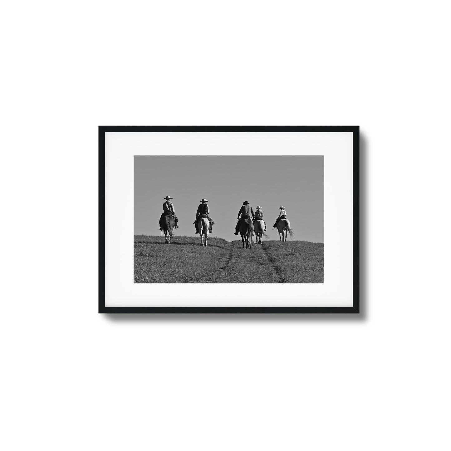 Cowboy Trail Ride Framed Art