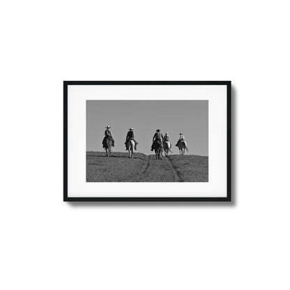 Cowboy Trail Ride Framed Art
