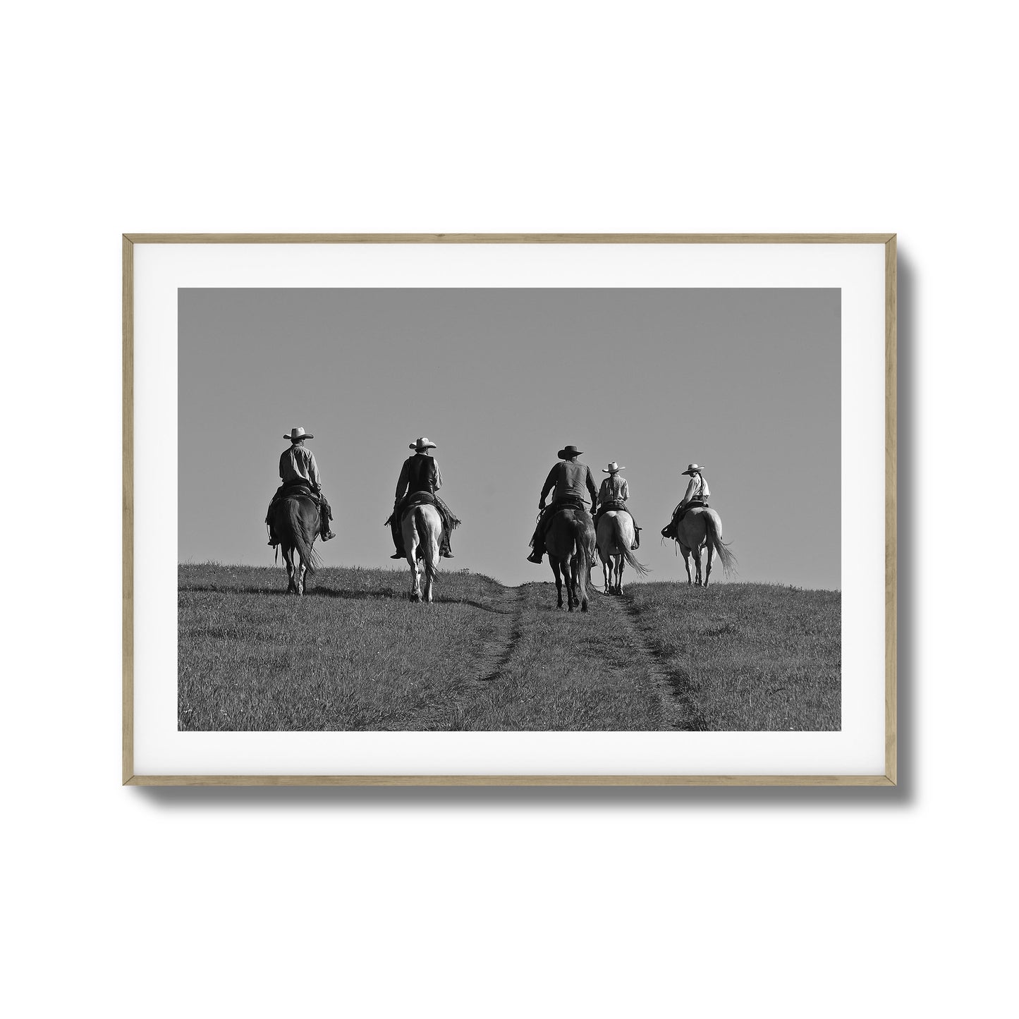 Cowboy Trail Ride Framed Art