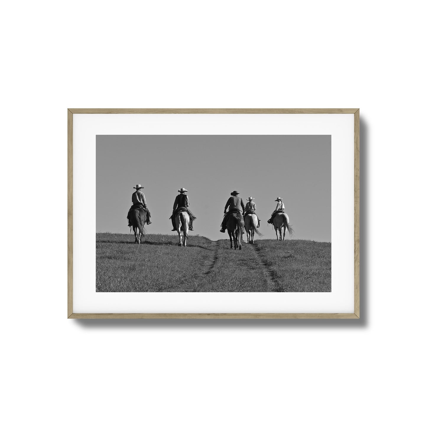 Cowboy Trail Ride Framed Art