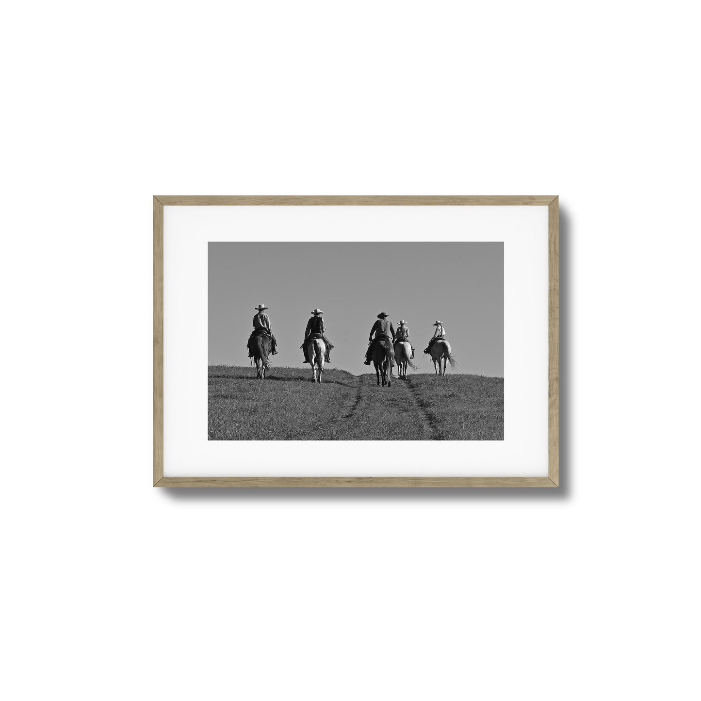 Cowboy Trail Ride Framed Art