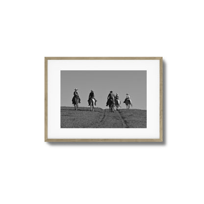 Cowboy Trail Ride Framed Art