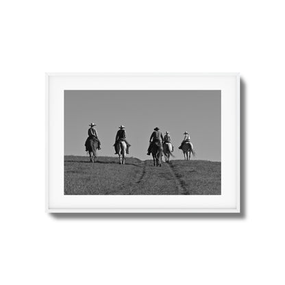 Cowboy Trail Ride Framed Art