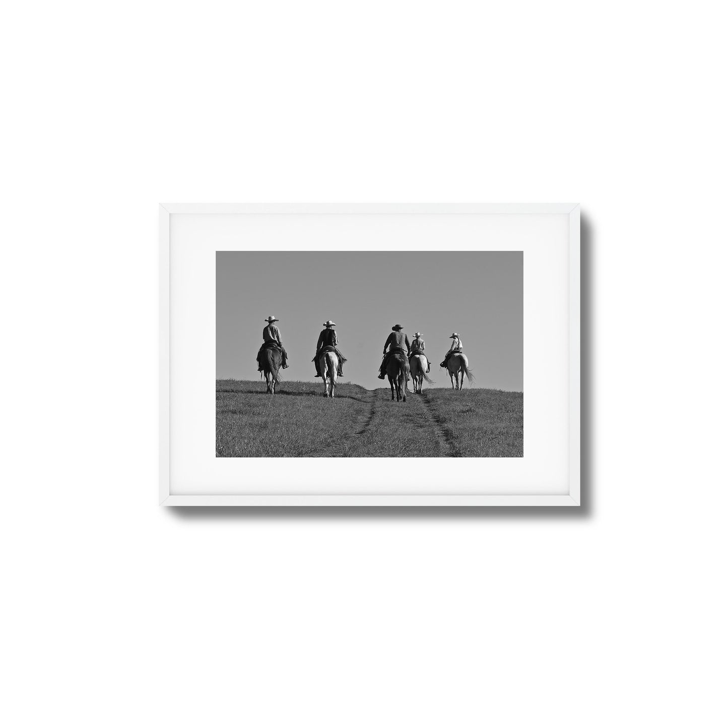 Cowboy Trail Ride Framed Art