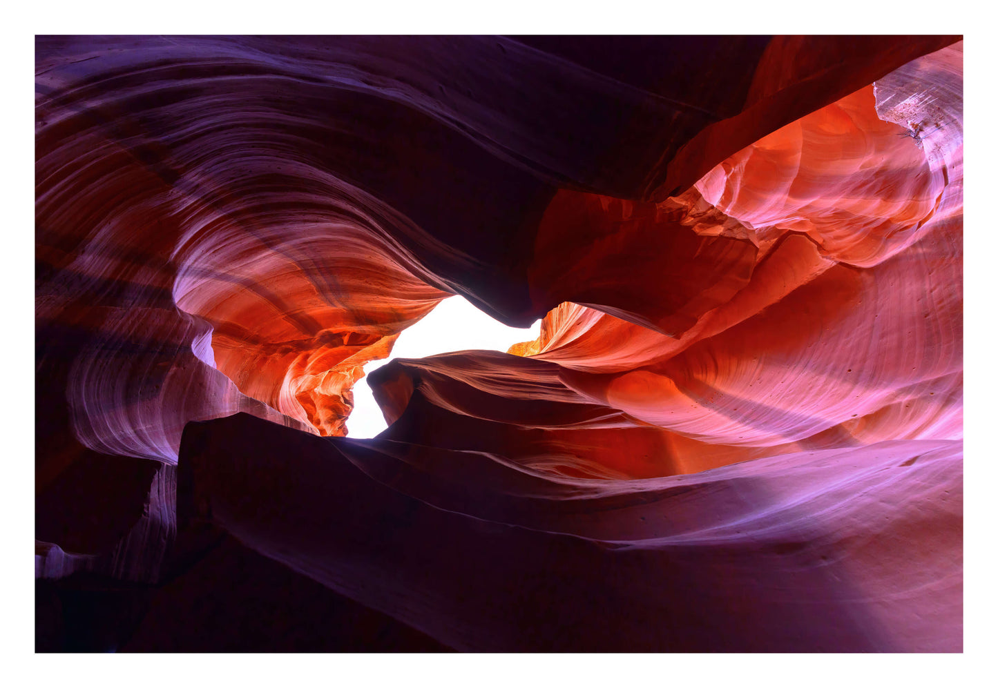 Crimson Cavern Framed Art