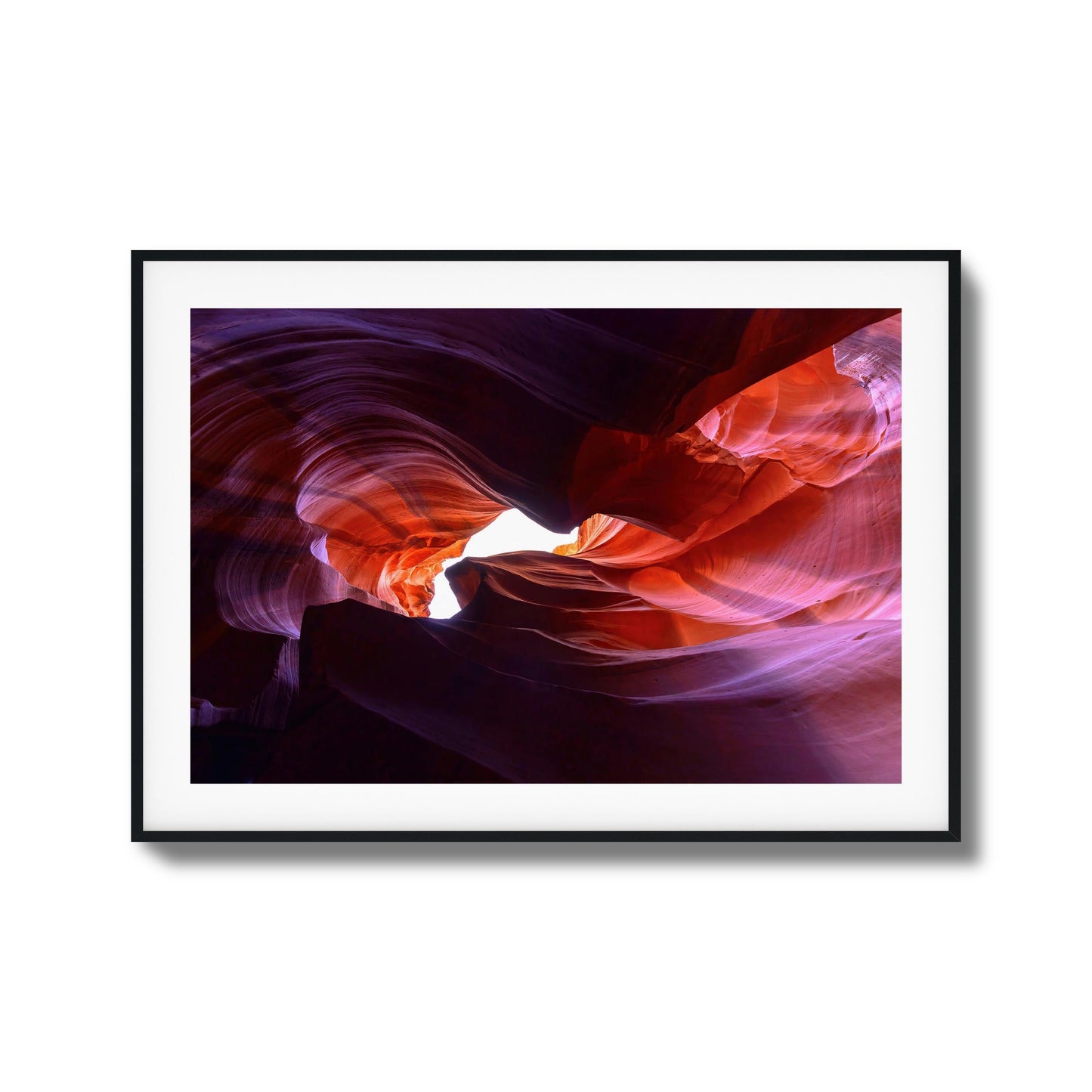 Crimson Cavern Framed Art