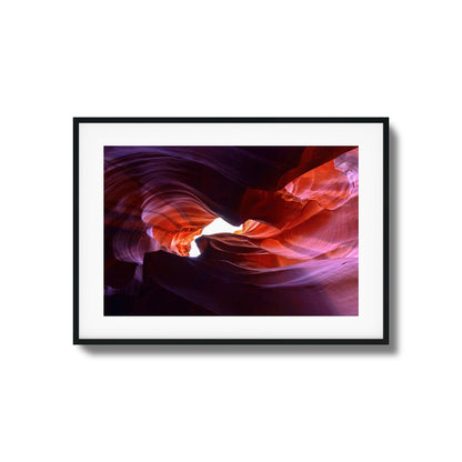 Crimson Cavern Framed Art